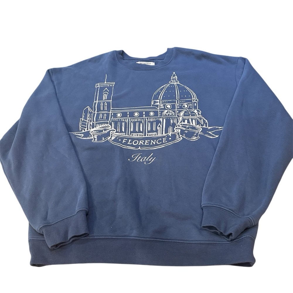 Grayson Threads Navy Graphic Crewneck Sweater
